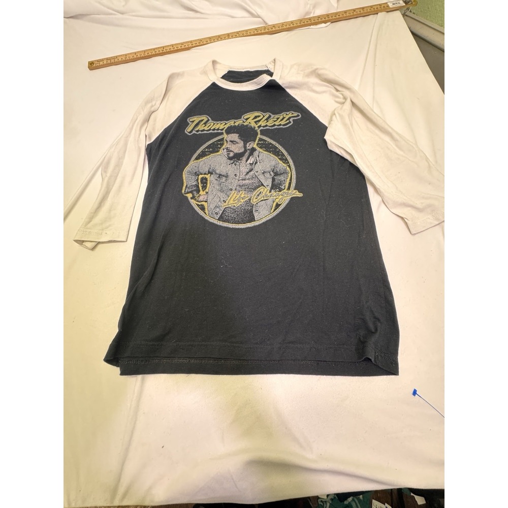Thomas Rhett Life Changes‎ 2018 Tour 3/4 Sleeve Raglan Band Concert Shirt Mens M